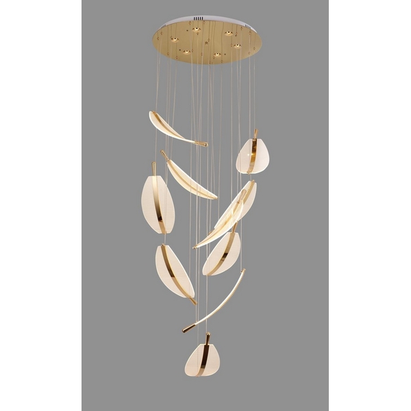 Потолочная светодиодная люстра каскадная Alfa Light F1424-04-55158