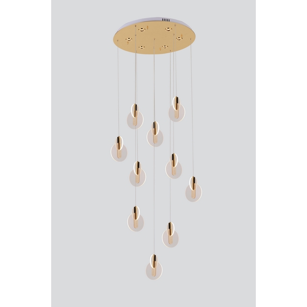 Потолочная светодиодная каскадная люстра Alfa Light F1424-13-55158