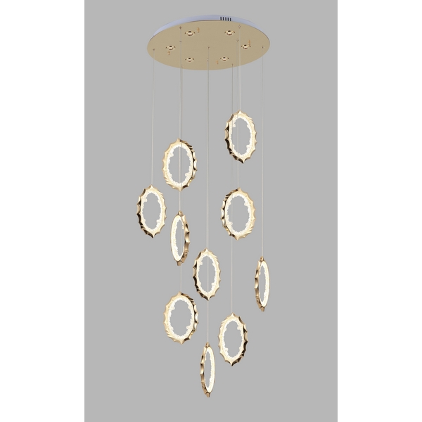 Потолочная светодиодная каскадная люстра Alfa Light F1424-18-55158