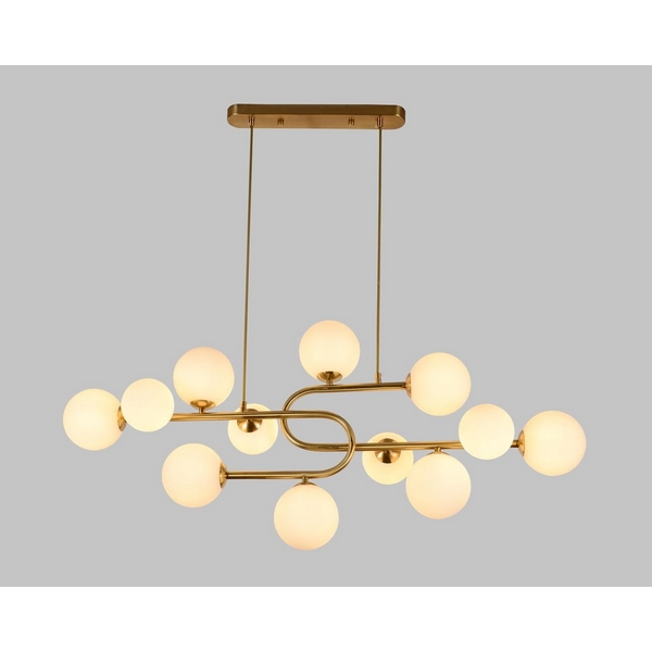Подвесная люстра Alfa Light F1624-14-71226 (плафоны шарики)