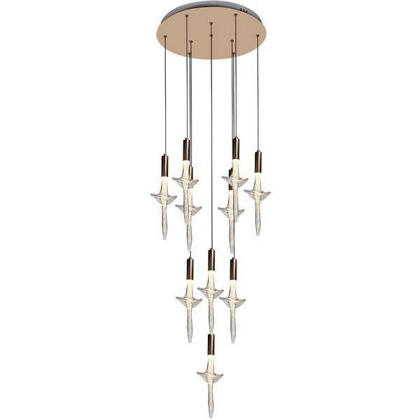 Потолочная светодиодная каскадная люстра Alfa Light F2524-01-71226