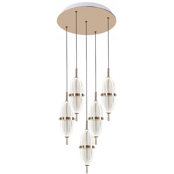 Потолочная светодиодная каскадная люстра Alfa Light F2524-05-71226