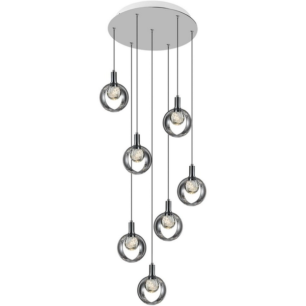 Потолочная светодиодная каскадная люстра Alfa Light F2524-18-71226