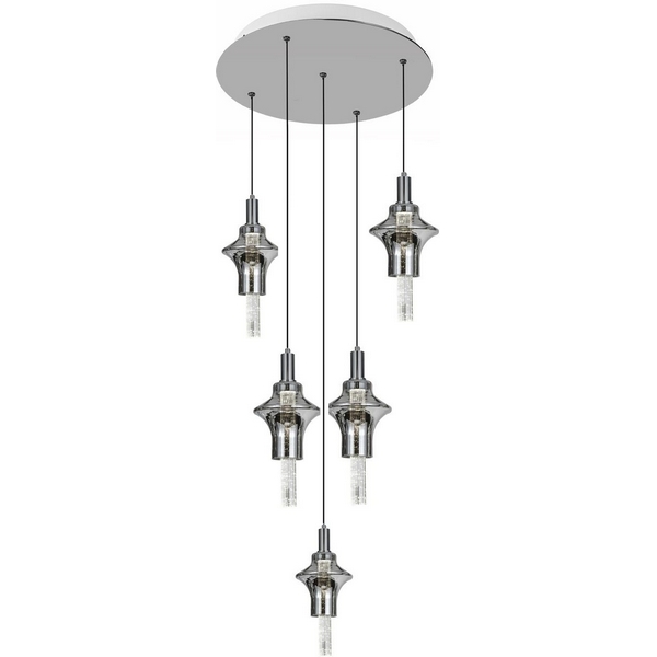 Потолочная светодиодная каскадная люстра Alfa Light F2524-27-55158