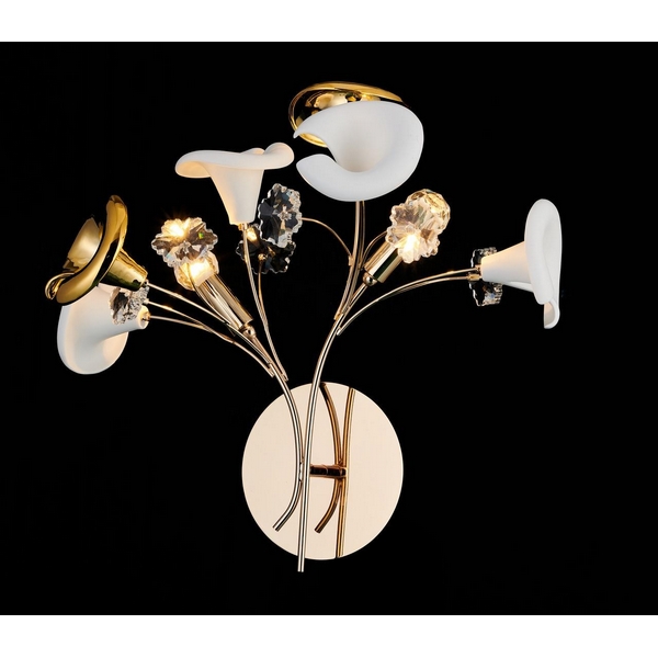 Бра Alfa Light F2924-02-55158 с цветами