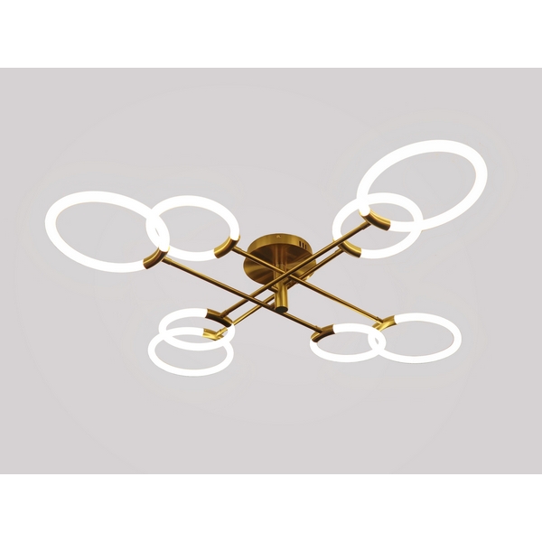 Потолочная светодиодная люстра Alfa Light F3224-128-55158 кольцо