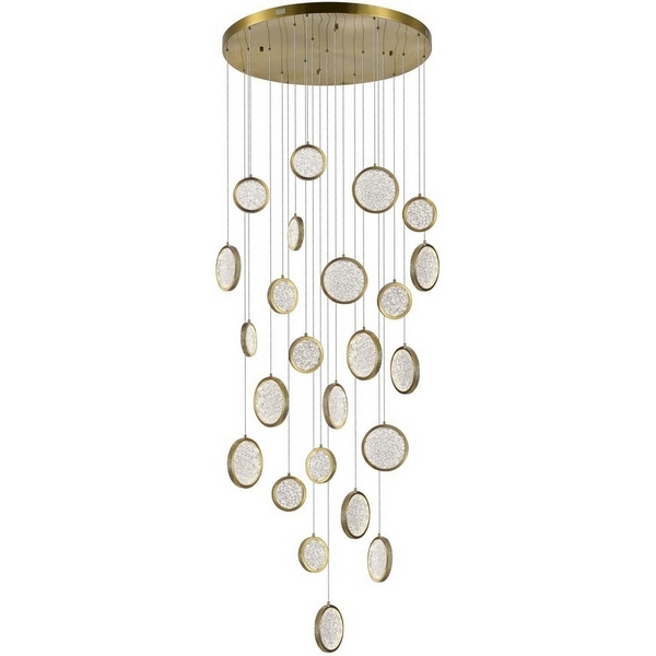 Подвесная каскадная люстра светодиодная Aployt Yulali APL.048.03.168-59279