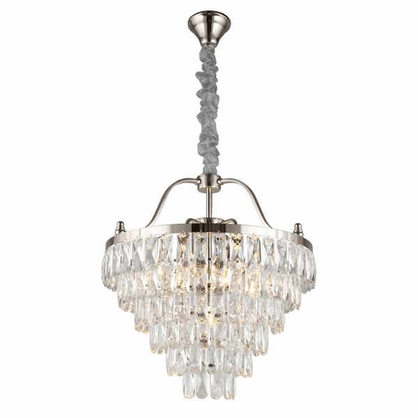 Подвесная каскадная люстра хрустальная Aployt Gerta APL.725.03.13-59279