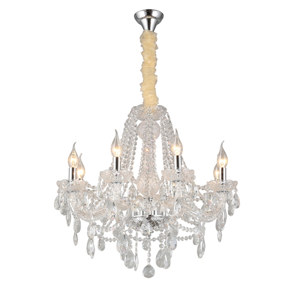 Подвесная люстра хрустальная Aployt Koletta APL.755.03.08-59279 в виде свечи