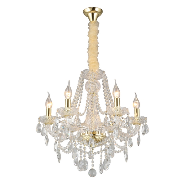 Подвесная люстра хрустальная Aployt Koletta APL.755.13.06-59279 в виде свечи