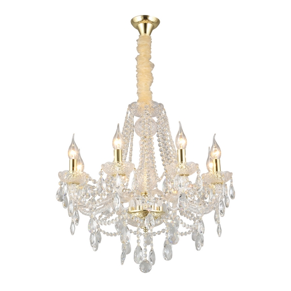 Подвесная люстра хрустальная Aployt Koletta APL.755.13.08-59279 в виде свечи
