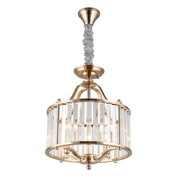 Подвесная/потолочная люстра хрустальная Aployt Romen APL.809.03.04-59279 в виде свечи