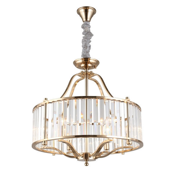 Подвесная/потолочная люстра хрустальная Aployt Romen APL.809.03.06-59279 в виде свечи