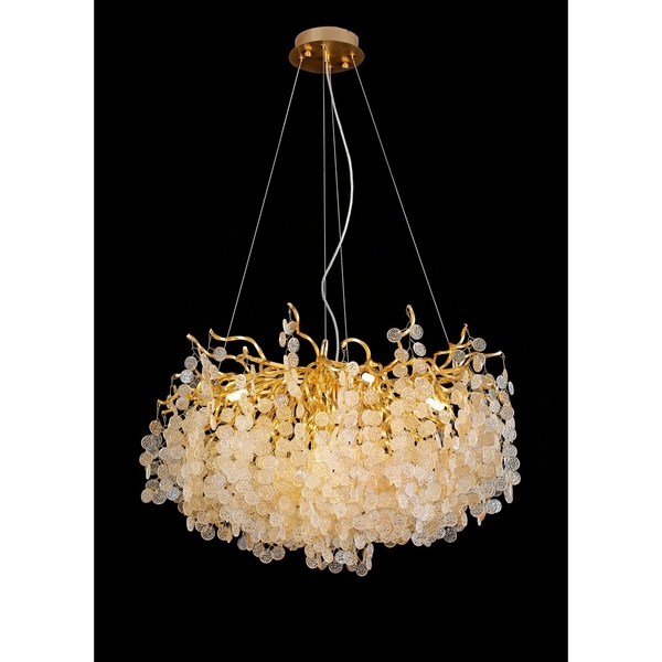 Подвесная люстра хрустальная Aployt Aurora APL.845.03.13-59279 форма ветки