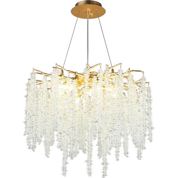 Подвесная люстра хрустальная Aployt Paulina APL.848.03.10-59279 форма ветки