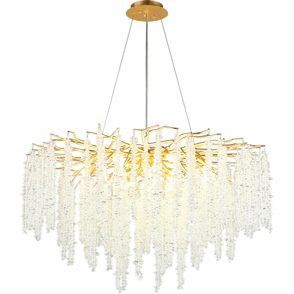 Подвесная люстра хрустальная Aployt Paulina APL.848.03.15-59279 форма ветки