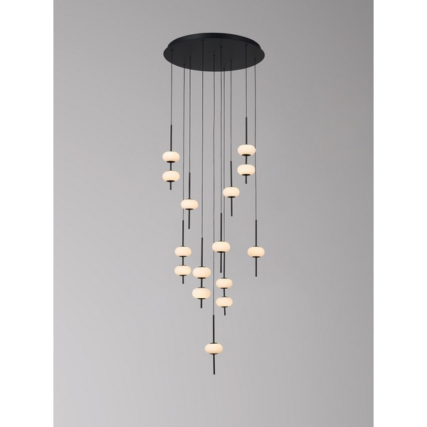 Каскадный подвесной светильник LED Aployt Celcia APL.863.03.45-59279 (плафоны шарики)