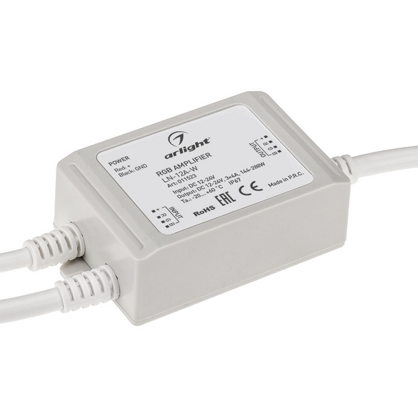 RGB-усилитель LN-12A-W (12/24V, 144/288W) (Arlight) 011523-15560