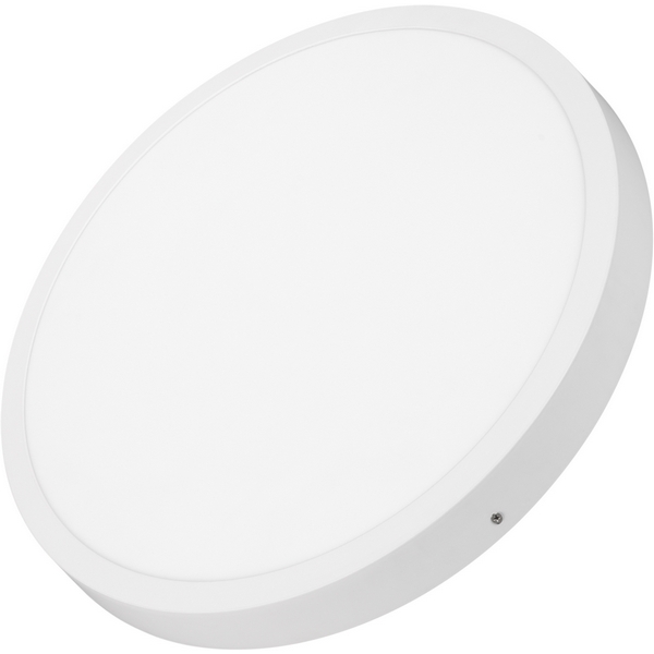 Потолочный светильник LED круглый SP-BASIC-R600-48W Warm3000 (WH, 120 deg, 230V) (Arlight, IP40 Металл) 020524(1)-77254