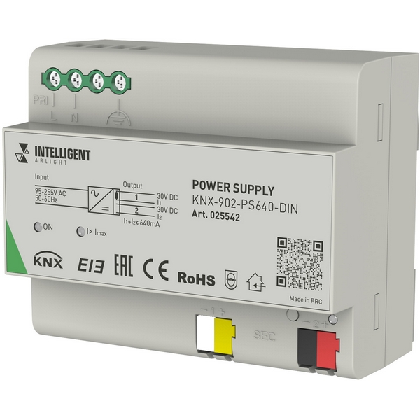 INTELLIGENT Блок питания шины KNX-902-PS640-DIN (230V, 640mA) (IARL) 025542-66313