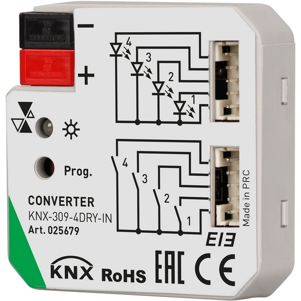 INTELLIGENT Конвертер KNX-309-4DRY-IN (BUS) (IARL, Пластик) 025679-61927