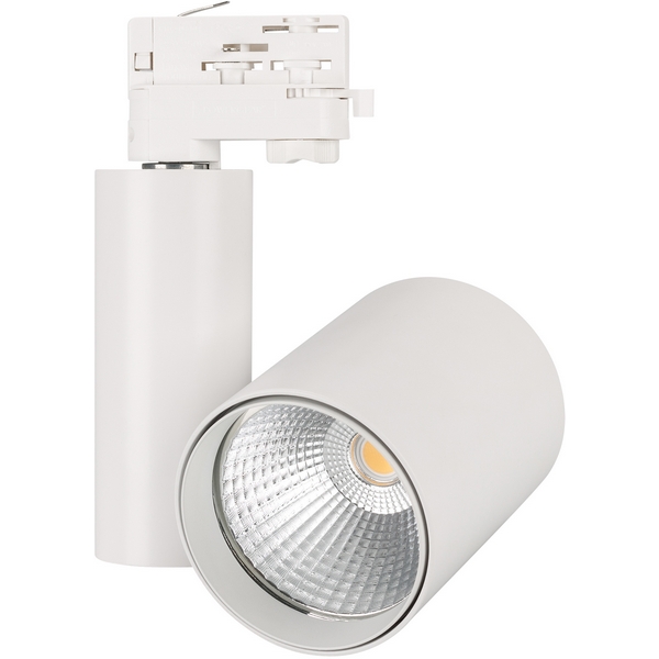 Трековый светильник трехфазный светодиодный 220V LGD-SHOP-4TR-R100-40W Warm SP2900-Meat (WH, 24 deg) (Arlight, IP20 Металл) 026288-52799