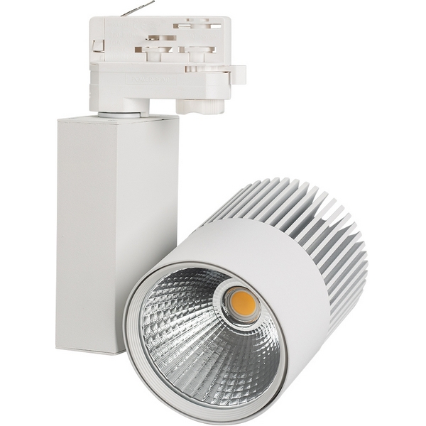 Трековый светильник трехфазный светодиодный 220V LGD-ARES-4TR-R100-40W Day4000 (WH, 24 deg) (Arlight, IP20 Металл) 026377-89351