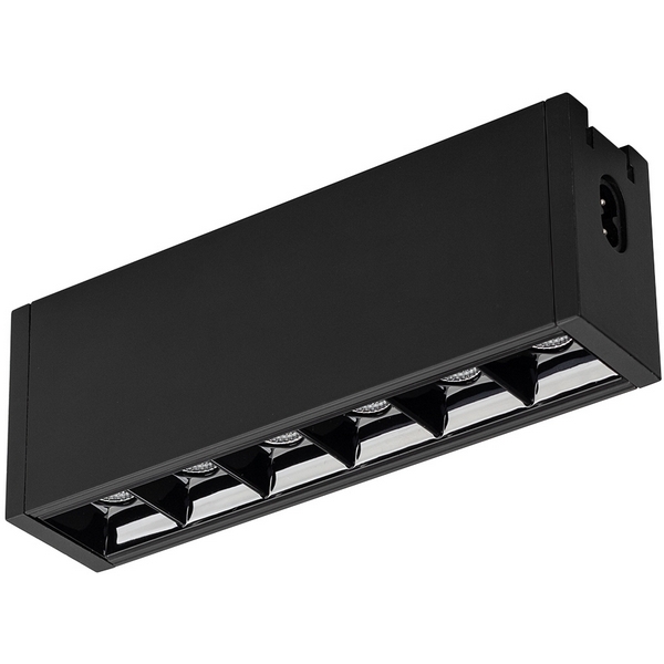 Линейный настенно-потолочный светильник LED CLIP-38-LASER-S171-6W Warm3000 (BK, 36 deg, 24V) (Arlight, IP40 Металл, 3 года) 026839-64921