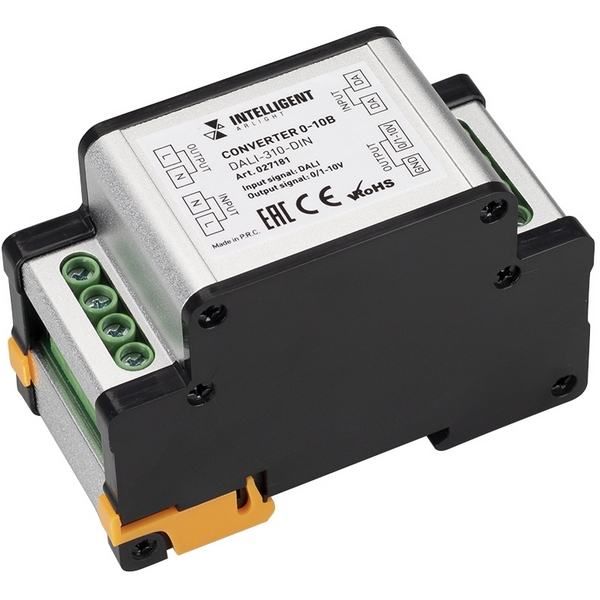 INTELLIGENT Конвертер 0-10В DALI-310-DIN (AC 230V, DALI, 0-10) (IARL, -) 027181-89351