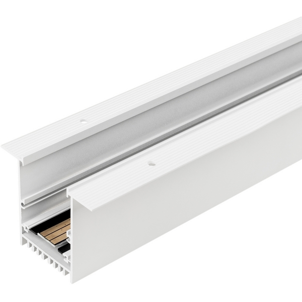 Трек встраиваемый (шинопровод магнитный) 24V MAG-TRACK-4560-F-3040 (WH) (Arlight, IP20 Металл, 3 года) 028062-61927