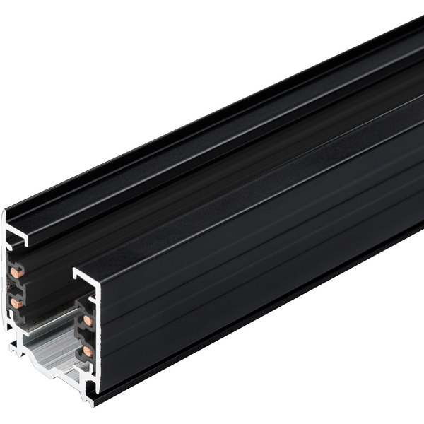 Трек (шинопровод) LGD-4TR-TRACK-2000-BK-M (D) (Arlight, IP20 Металл, 3 года) 028369(1)-64921 (2 метра)