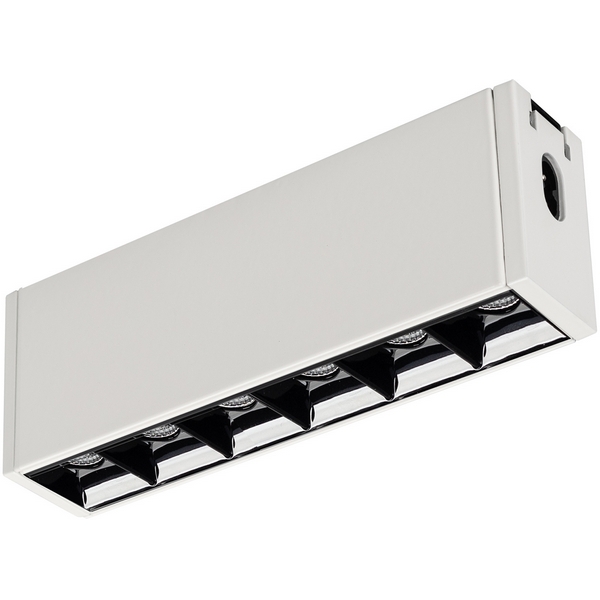 Линейный настенно-потолочный светильник LED CLIP-38-LASER-S171-6W Day4000 (WH, 36 deg, 24V) (Arlight, IP40 Металл, 3 года) 028960-64921