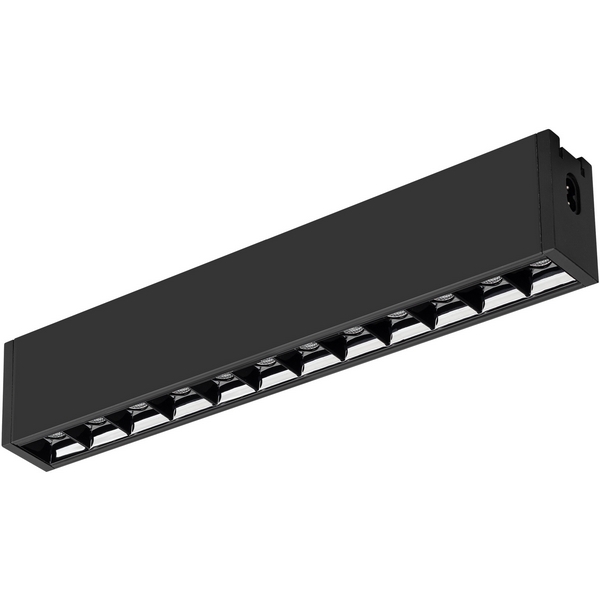 Линейный настенно-потолочный светильник LED CLIP-38-LASER-S330-12W Day4000 (BK, 36 deg, 24V) (Arlight, IP40 Металл, 3 года) 029007-64921