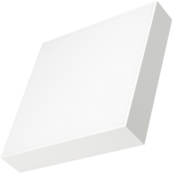 Потолочный светильник LED прямоугольный SP-QUADRO-S350x350-30W Warm3000 (WH, 120 deg, 230V) (Arlight, IP40 Металл) 034791-11404