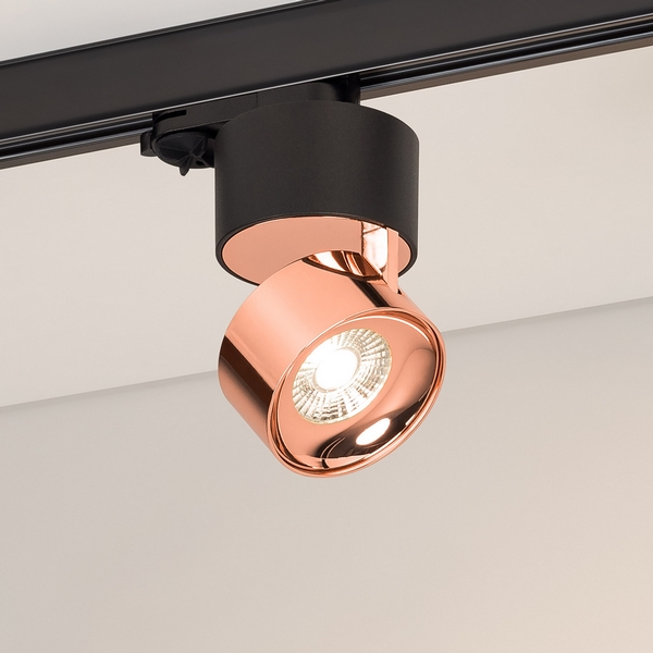 Трековый светильник трехфазный LED SP-PLURIO-TRACK-4TR-R77-9W Day4000 (BK-COP, 36 deg, 230V) (Arlight, IP20 Металл) 038109-52799