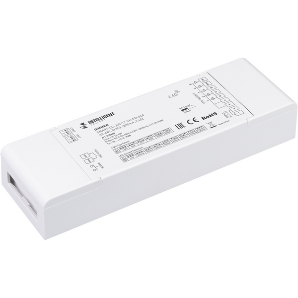 INTELLIGENT ARLIGHT Диммер SMART-CC-205-72-SH-PD-SUF (12-48V, 5x350-1200mA, 2.4G) (IARL, IP20 Пластик, 5 лет) 038209-77254