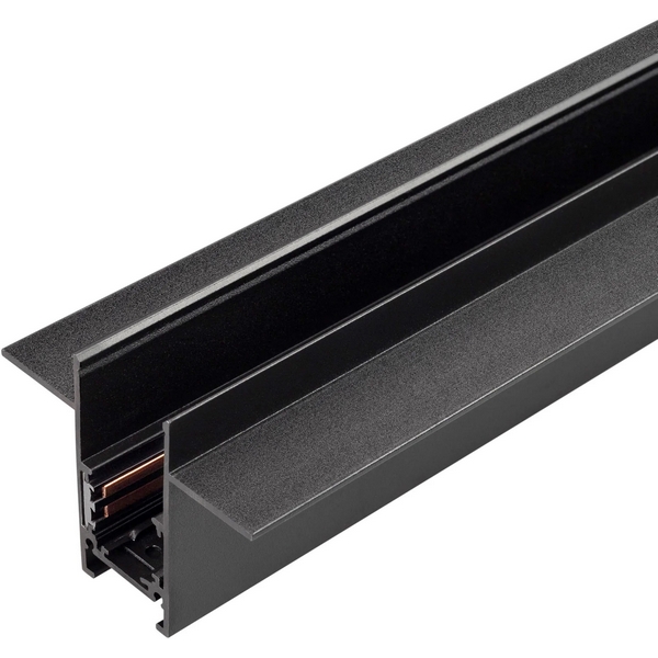 Шинопровод под гипсокартон встраиваемый магнитный MAG-ORIENT-TRACK-2653-FDW-2000 (BK, FLAT) (Arlight, IP20 Металл, 3 года) 041438-61927 (2 метра)