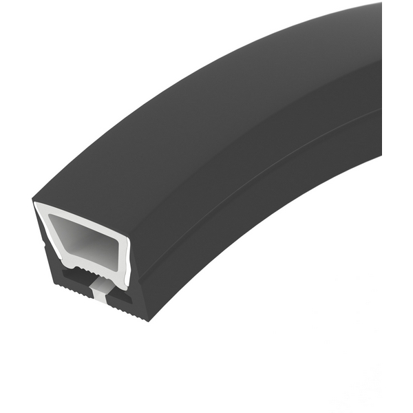 Силиконовый профиль WPH-FLEX-1616-TOP-S11-5m FULL BLACK (Arlight, Силикон) 045774-07627