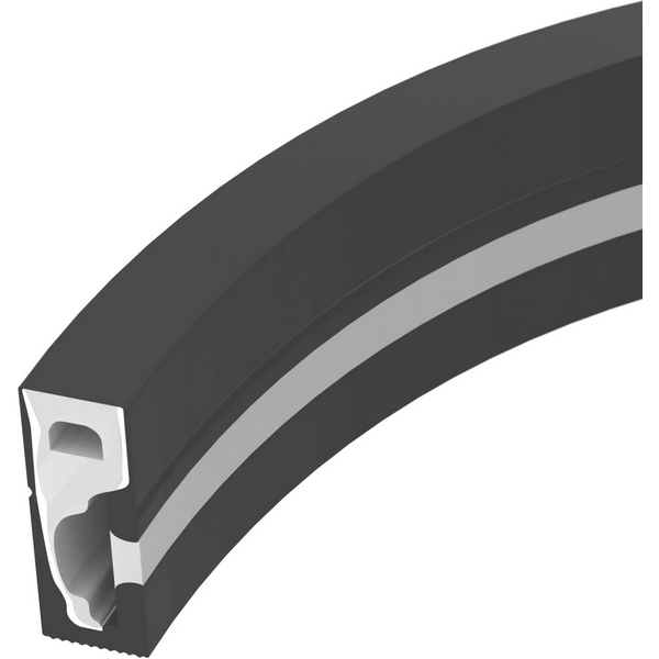 Силиконовый профиль WPH-FLEX-0616-SIDE-S9-5m FULL BLACK (Arlight, Силикон) 045842-66313