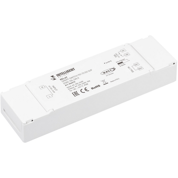 INTELLIGENT ARLIGHT Релейный модуль SMART-SWITCH-701-72-D2-SUF (230V, 10A, DALI) (IARL, IP20 Пластик, 5 лет) 046512-52799