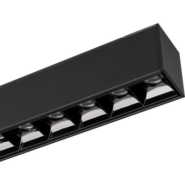 Светильник трековый магнитный MAG-LASER-45-L480-18W Warm3000 (BK, 15 deg, 24V, DALI) (Arlight, IP20 Металл) 046548-61927