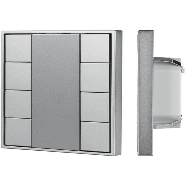 INTELLIGENT ARLIGHT Кнопочная панель DALI-201-23-8K-D2-IN Silver (BUS, Frame) (IARL, IP20 Металл, 3 года) 048224-52799