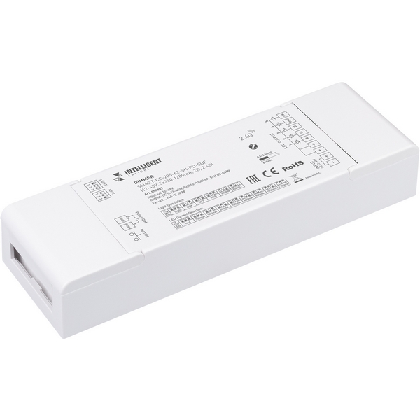 INTELLIGENT ARLIGHT Диммер SMART-CC-205-62-SH-PD-SUF (12-48V, 5x350-1200mA, ZB, 2.4G) (IARL, IP20 Пластик, 5 лет) 050857-52799