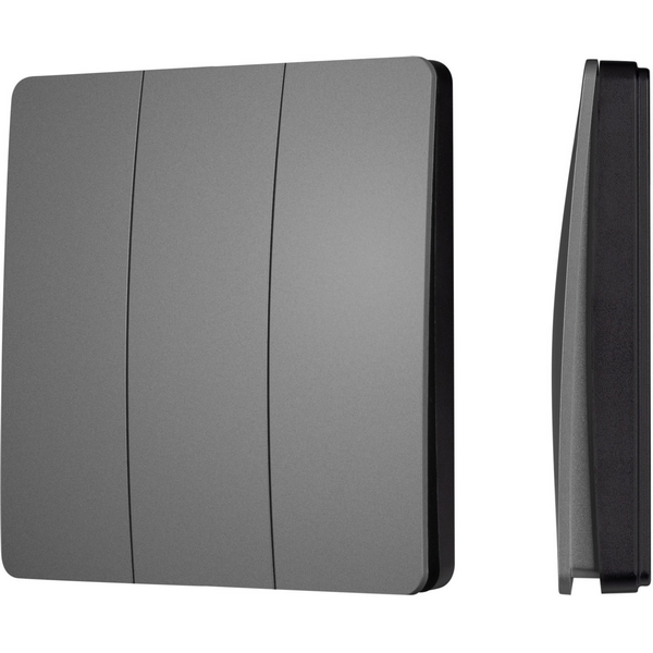 INTELLIGENT ARLIGHT Кнопочная панель KINETIC-801-22-3G-WP-SUF Grey (No battery, IP67, 433Mhz) (IARL, IP67 Пластик, 3 года) 051680-39793