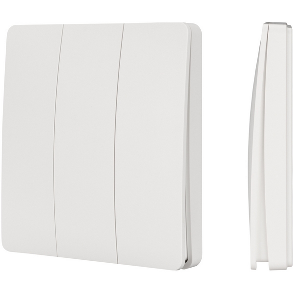 INTELLIGENT ARLIGHT Кнопочная панель KINETIC-801-22-3G-WP-SUF White (No battery, IP67, 433Mhz) (IARL, IP67 Пластик, 3 года) 051685-39793