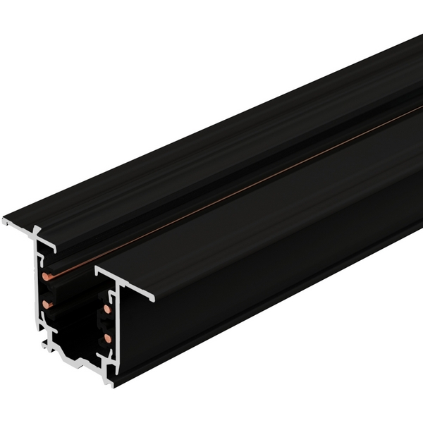 Шинопровод 220V встраиваемый LGD-4TR-TRACK-F-4000-BK-M (D) (Arlight, IP20 Металл, 3 года) 055352-61927