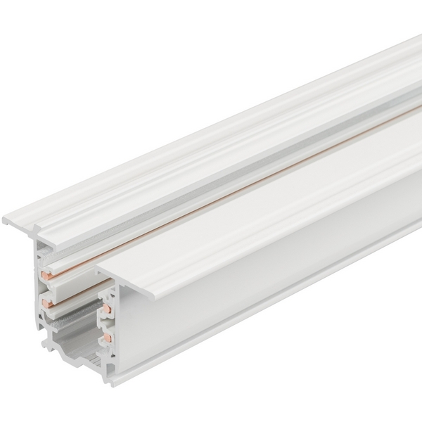 Шинопровод 1м 220V встраиваемый LGD-4TR-TRACK-F-1000-WH-M (D) (Arlight, IP20 Металл, 3 года) 055353-37788