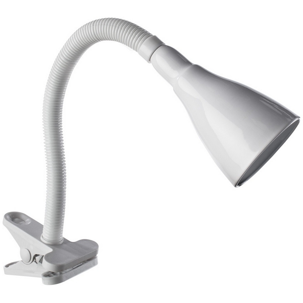Офисная настольная лампа на прищепке Arte Lamp Cord A1210LT-1WH-85278