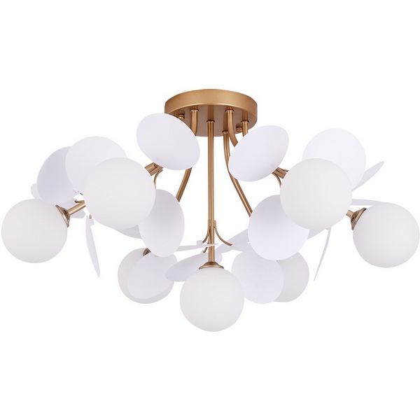 Подвесная люстра Arte Lamp Peacock A1369PL-7SG-94373 (плафоны шарики)