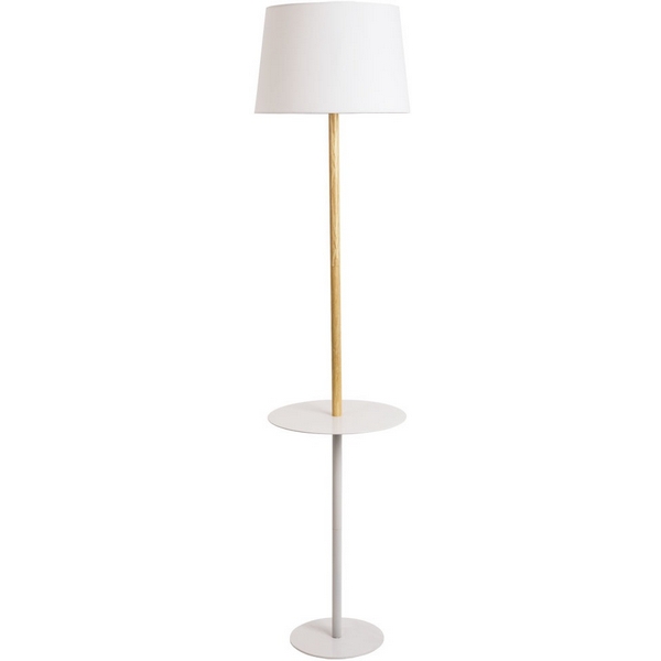 Торшер со столиком Arte Lamp Connor A2102PN-1WH-94373